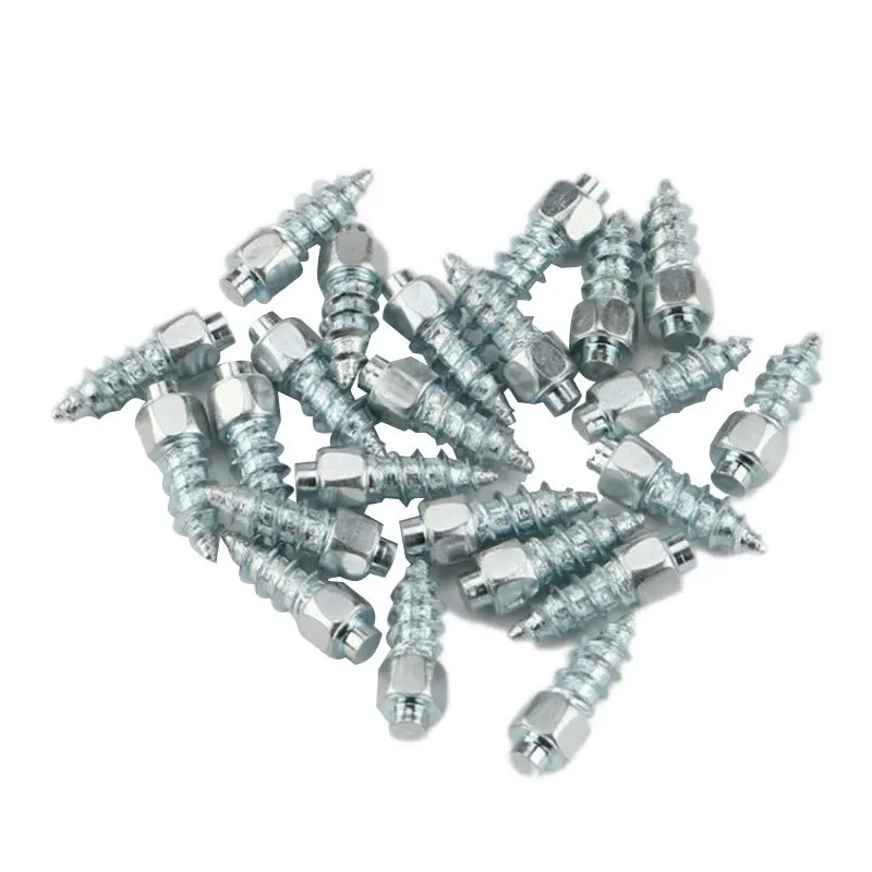 9mm 12mm rutsch feste Auto Schnees ch raube Reifen bolzen Anti-Rutsch-Spikes Rad Reifen Anti-Eis für Auto Motorrad Fahrrad ATV 500pcs – Detail 5