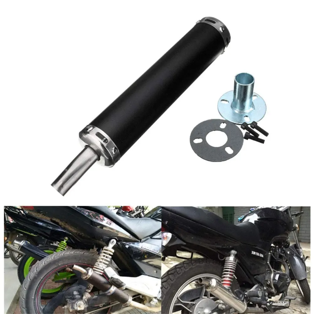 60x280mm Motorcycle Racing Exhaust Muffler Pipe Silencer 2 Stroke 50cc-250cc For Gy6 NSR150 NSR250 Atv Scooter Dirt Bike