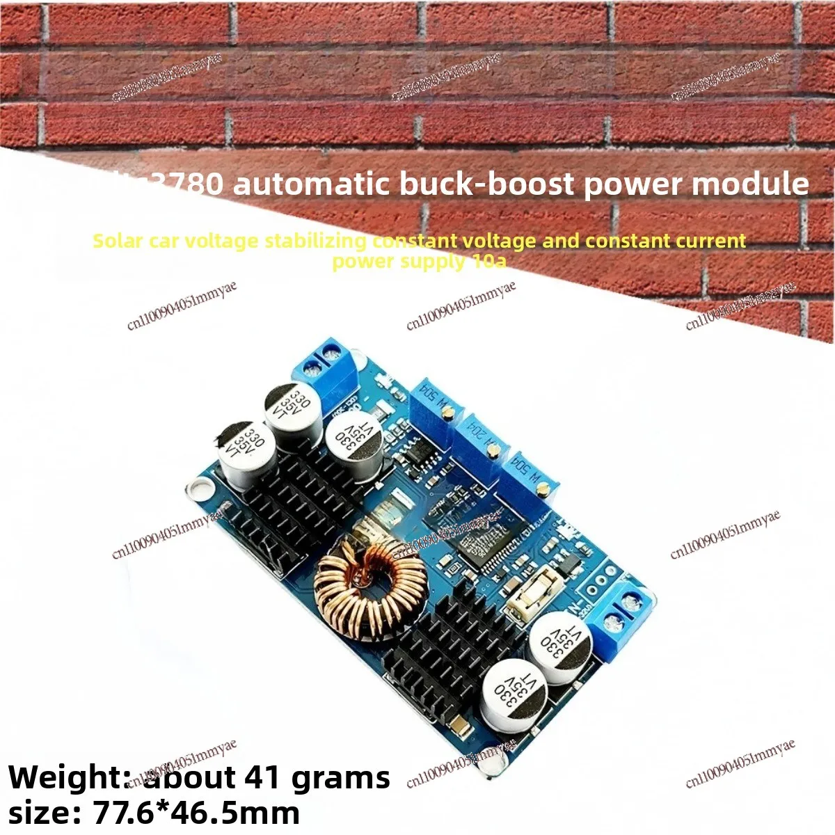 DC-DC LTC3780 Automatic Boost and Step-down Power Supply Module Solar Vehicle Regulated Constant Voltage Constant Current 5