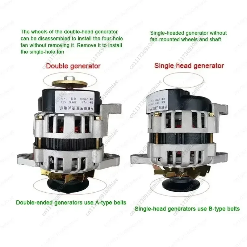 Generator SmalCopper Wire Package 14/28V 2000W High-Power Generator forTricycle Tractor 12V 24V Permanent Magnet DC Brushless