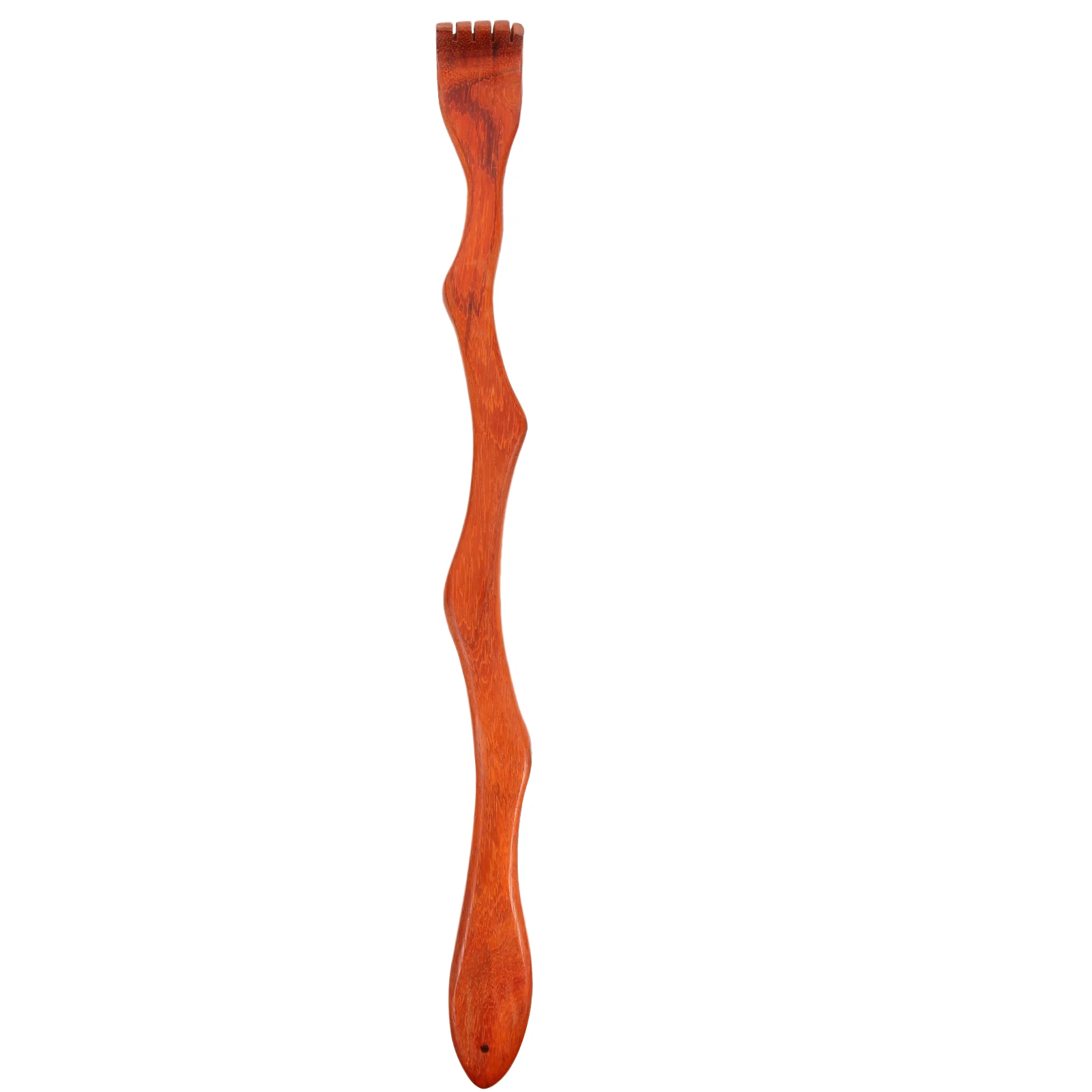 

Snake Shaped Wooden Back Scratcher Long Handle Itching Relief Assistant Exquisite Design Home Office Travel Gift