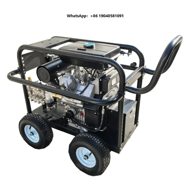 7200PSI 500bar 37HP Engine Water Jet Cleaning Machine AR Pump 22LPM Industrial Rust Removal Equipment