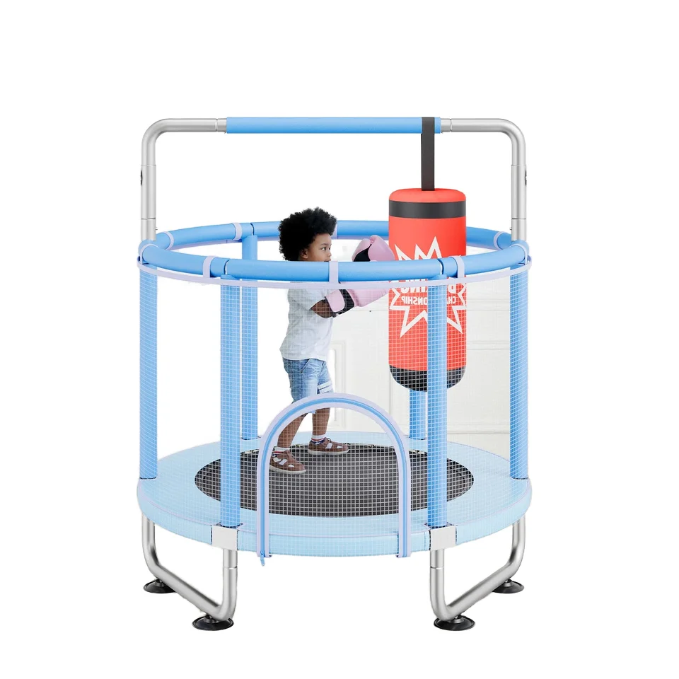 

Home Indoor Children's Trampoline for Kids for Boys and Girls Durable PVC & Foam Material for Play