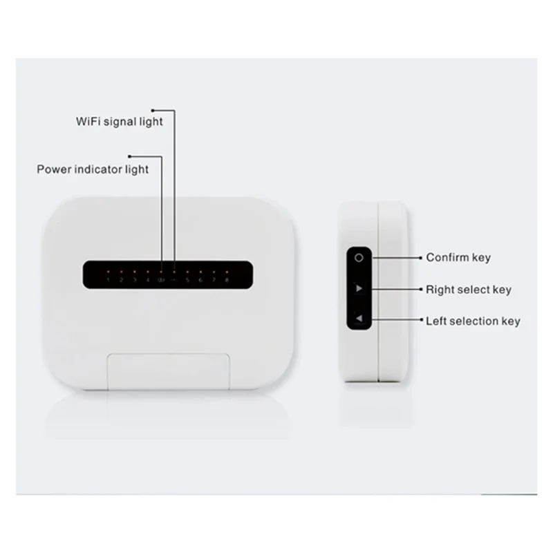 BYBS-Tuya Wifi Indoor Smart Sprinkler Controller Indoor Smart Sprinkler Controller Irrigation System Remote Control 6 Zone EU Pl