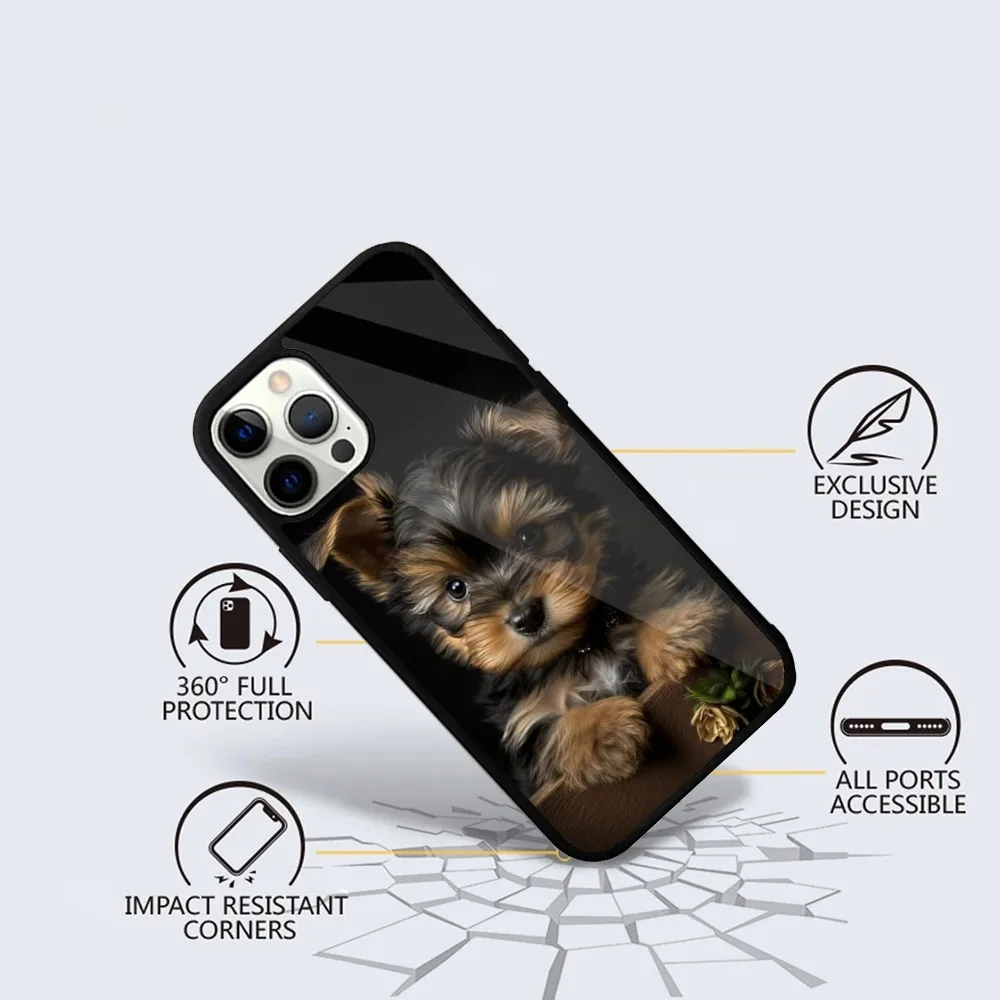 Yorkshire terrier dog Phone Case For iPhone 15,14,13,12,11,Plus,Pro,Max Mini Magsafe Magnetic Wireless Charging