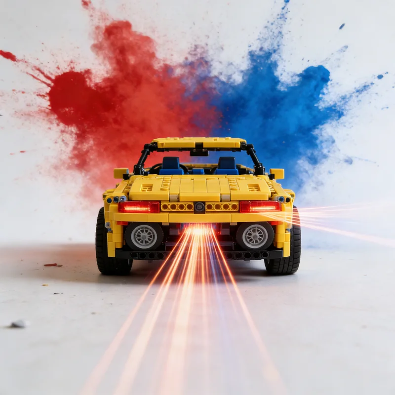 

1439 деталей MOC: конструктор «Трансформер» — альтернативная техническая модель автомобиля, архитектурный набор, рождественский подарок, креативная игрушка для самостоятельной сборки