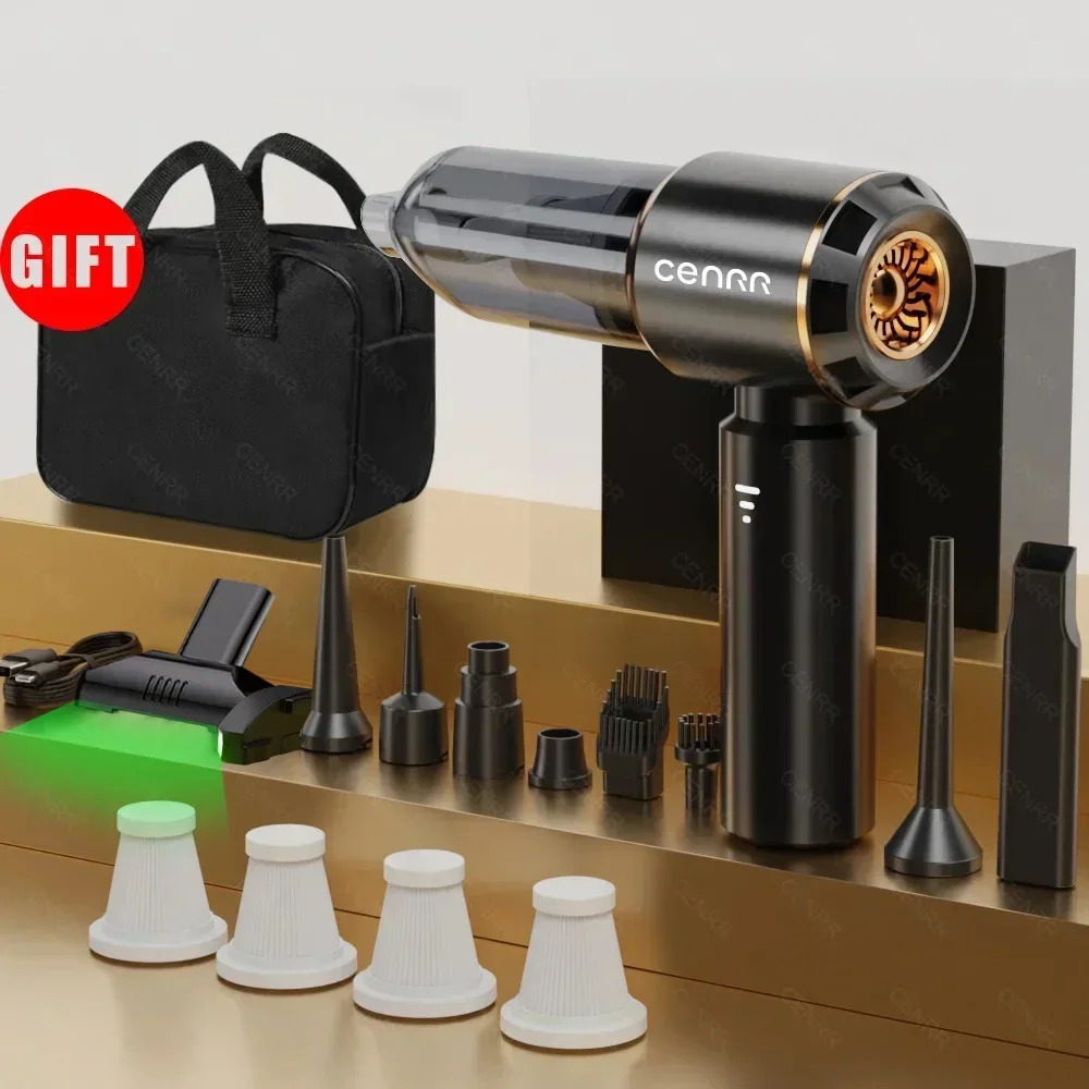 CENRR 998000PA Krachtige Mini Stofzuiger Draadloze Draagbare Autostofzuiger voor Huishoudelijke Apparaten Handheld Blower Autoreiniger