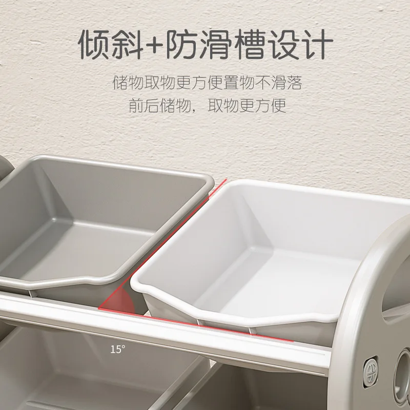 Caixa de rack de armazenamento de brinquedos para bebês, armário de armazenamento infantil, classificação de artefatos, classificação, armazenamento, estante, caixa de armazenamento