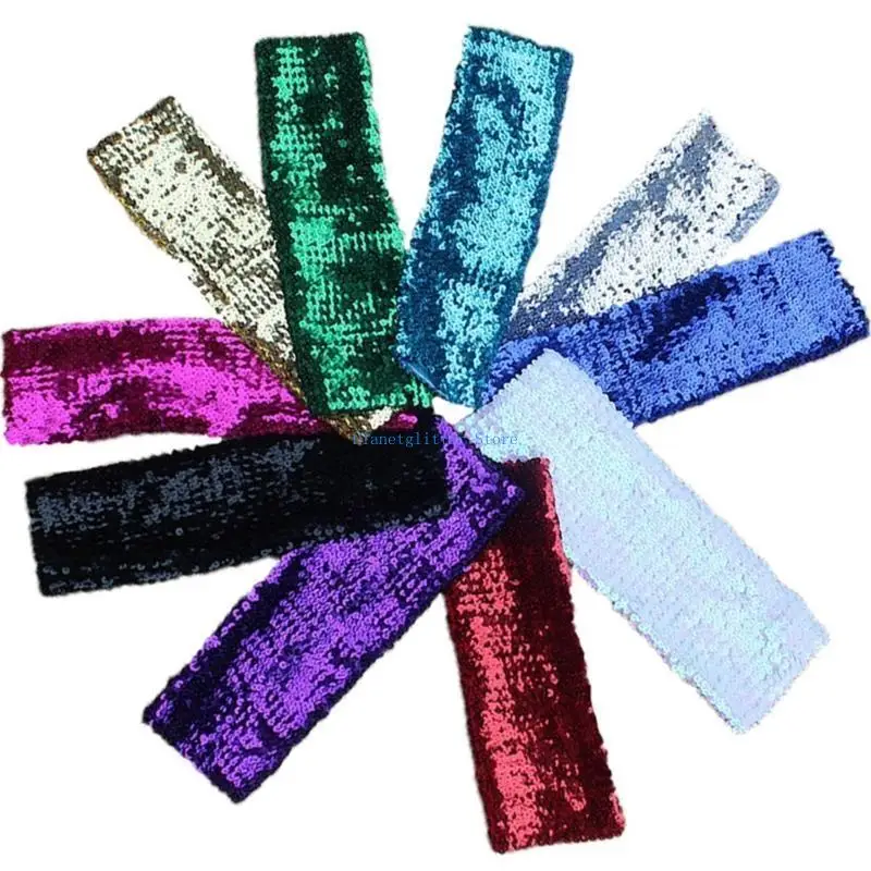 652b 2pcs thời trang sequins tay áo tay áo lễ hội tay áo dài tay