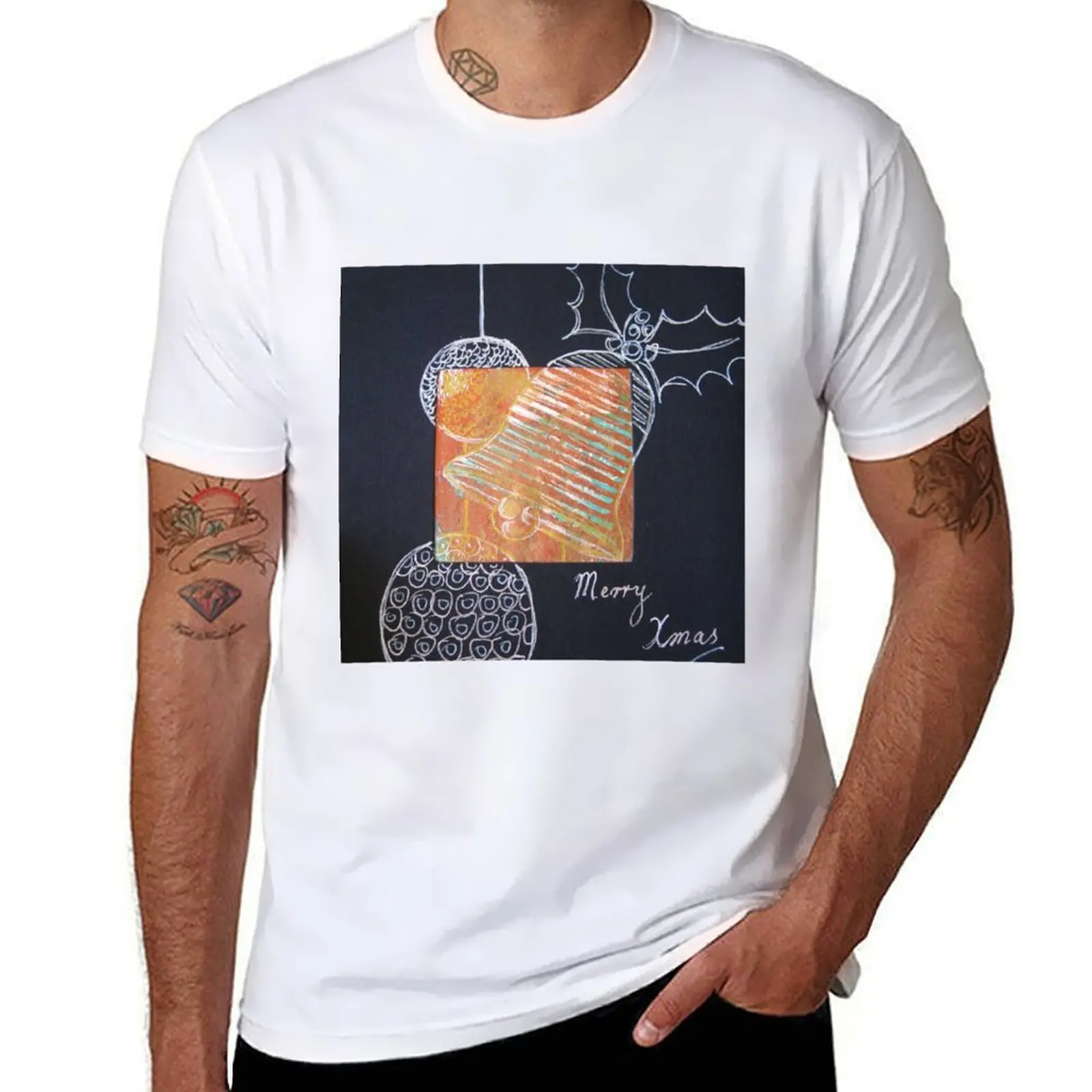 

Xmas Card Design 5 T-Shirt cotton t shirt pack man t shirts for men T-Shirt
