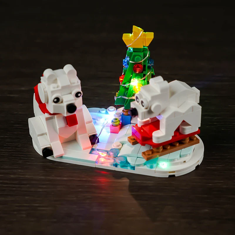 

Vonado LED Lamp 40571 set is suitable for Wintertime Polar Bears building blocks (only including lighting accessories)