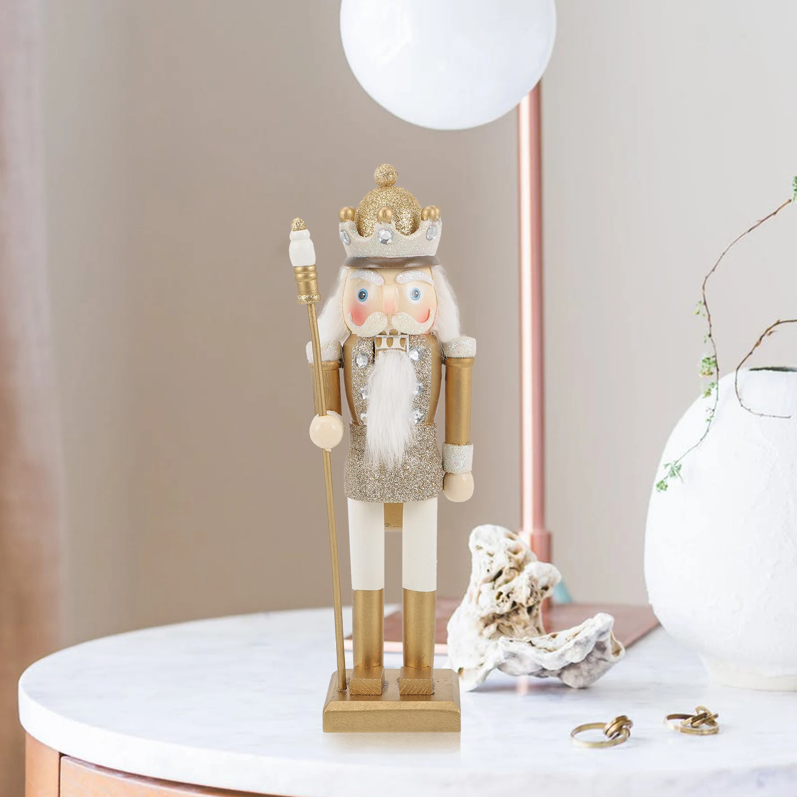 

Wooden Nutcracker Soldier Decorations for Bedroom Living Room House Holiday Festival nament Christmas Gift Idea
