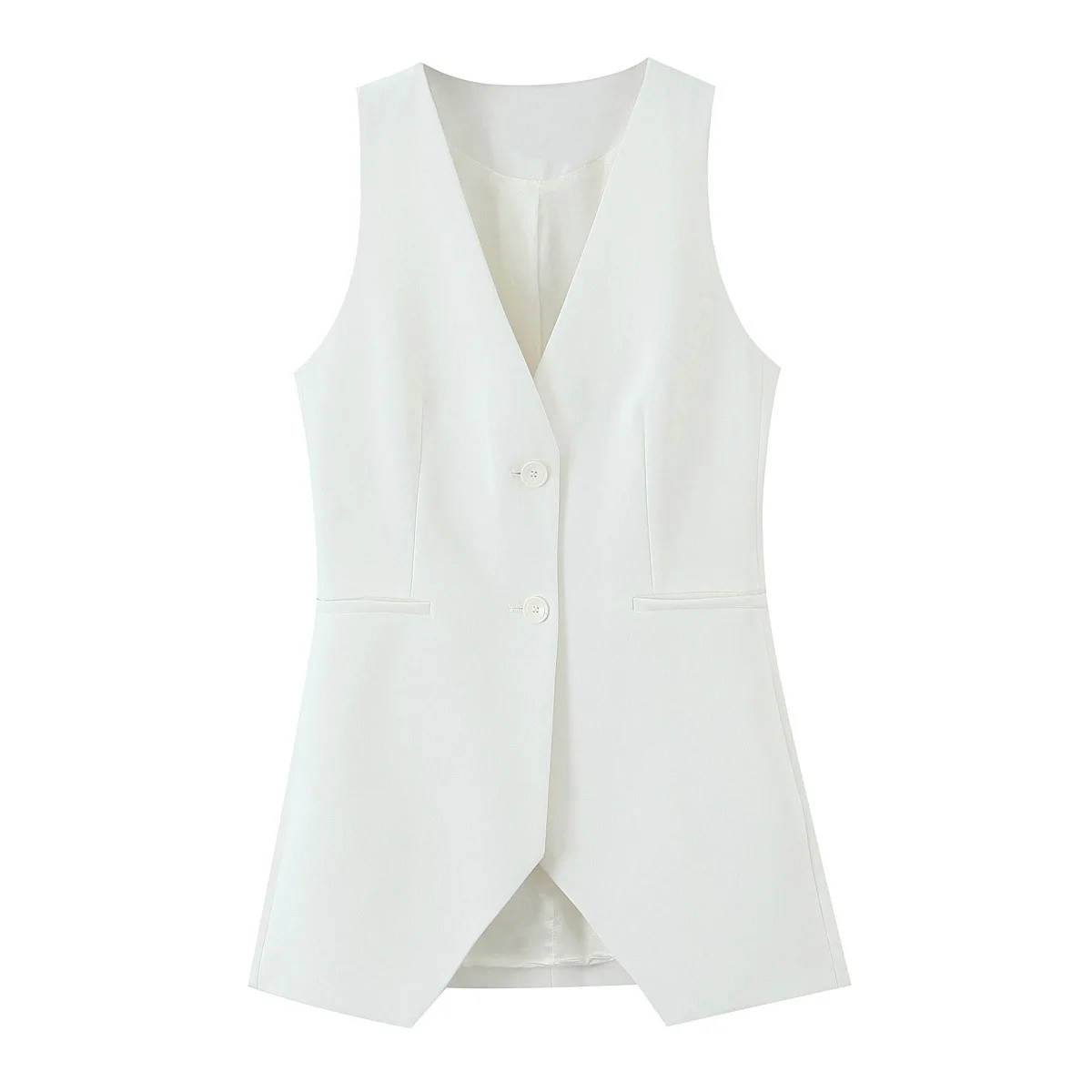 

Fashion Women Lightweight Loose Down Autumn Two Piece Set Women Short Fashion V-neck Sleeveless Top Vest