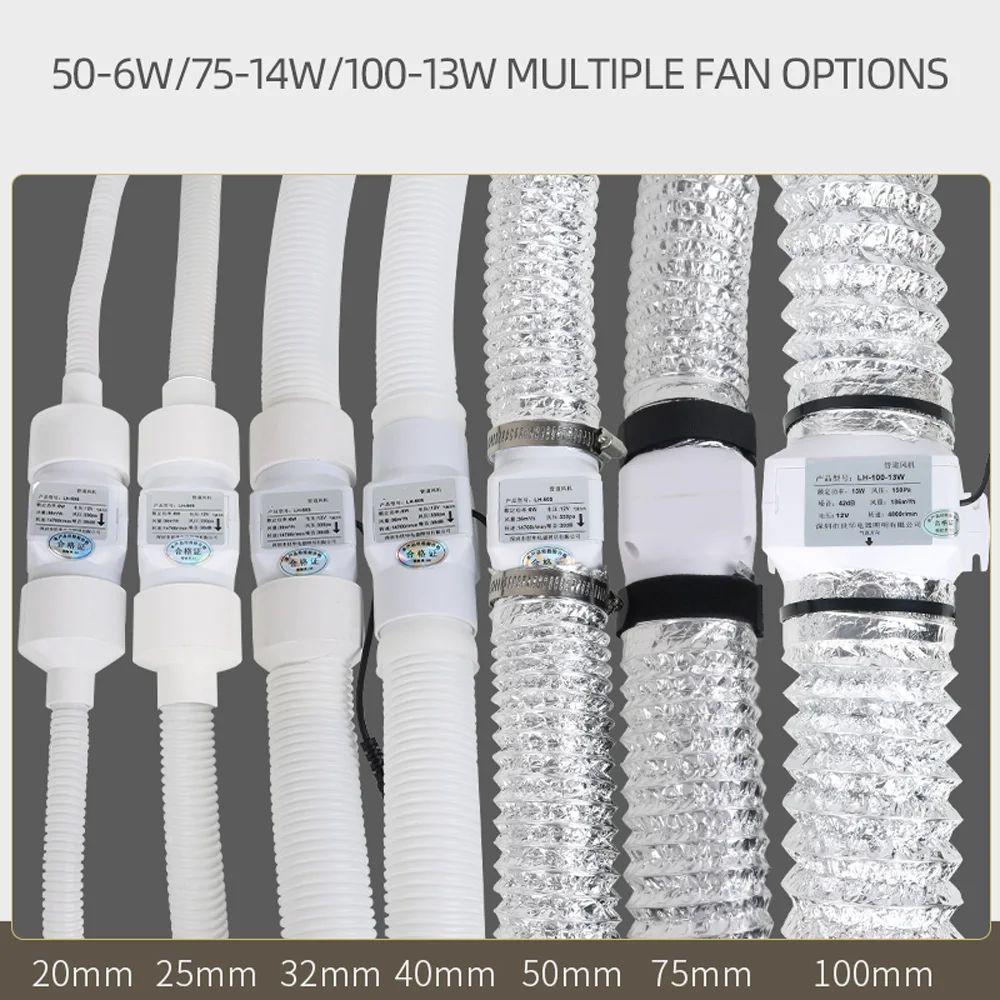 연기 배기 파이프 주방 소형 가정용 실내 배기 장비 휴대용 추출기 De Humos Cocina