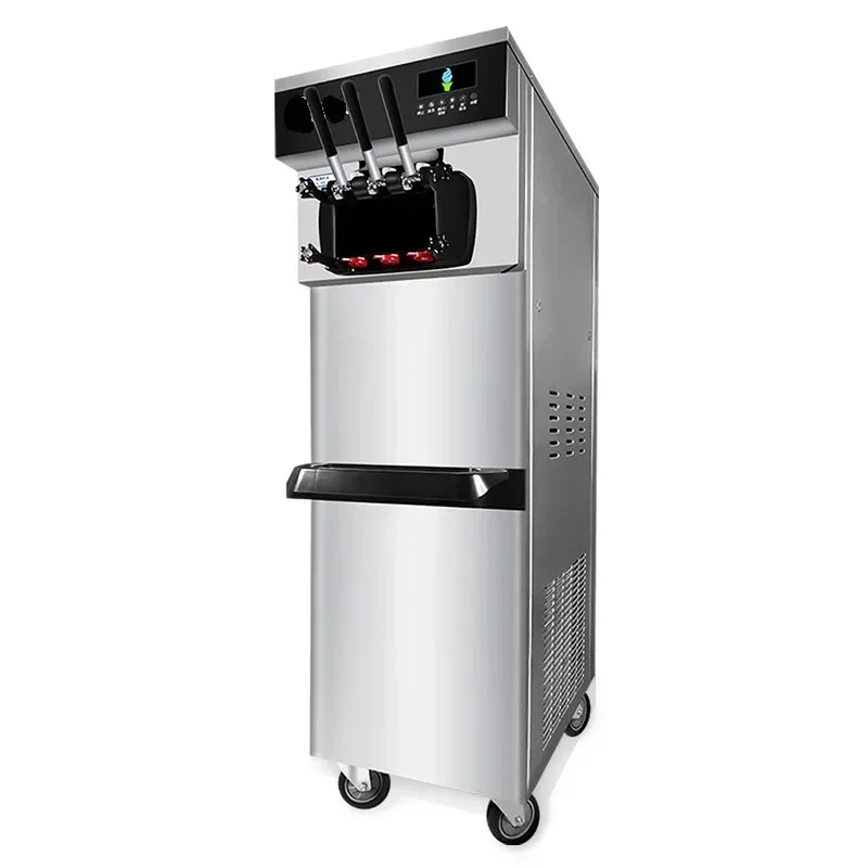 Commercial Appliances 38~48L/h Ice Cream Machine Commercial Automatic Soft Ice Cream Machine Small Vertical Sundae Cone Ice Crea