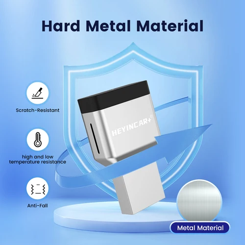 Imagen 2 del producto HEYINCAR nuevo 3,0 Mini adaptador inalámbrico Carplay Android Auto Plug And Play Ai Box para VW Toyota Nissan Honda Benz Ford-More