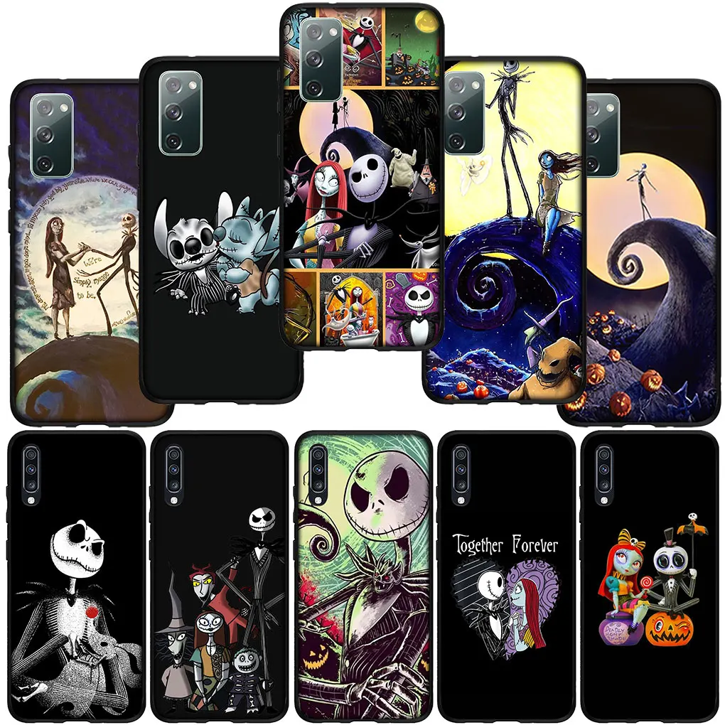 Skellington Jack The Nightmare Before Christmas dla Samsung Galaxy S23 S22 S21 S20 Fe Ultra S8 Plus A21S A71 A12 A13 Etui na telefon