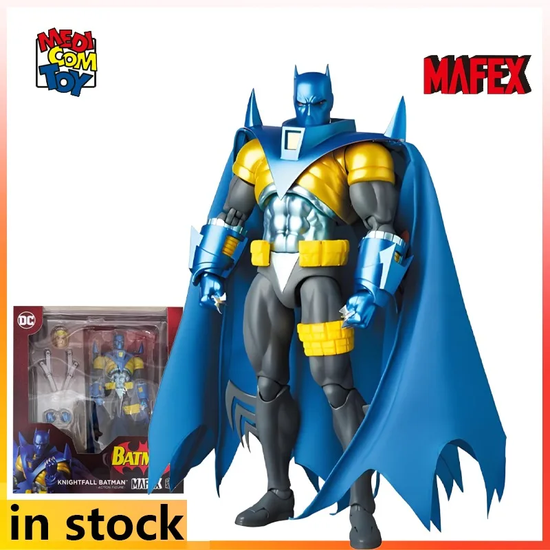 Medicom Toy Original MAFEX ฟิกเกอร์ประกอบสำเร็จรูป ซีรีส์ แบทแมน: ความล่มสลายของอัศวิน ของเล่นโมเดลแอคชั่นฟิกเกอร์จากอนิเมะ ของขวัญสำหรับเด็กผู้ชาย
