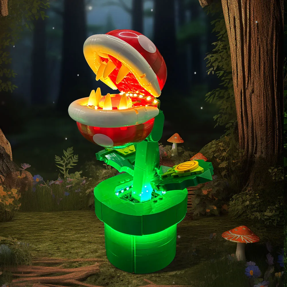 

Набор светодиодных фонарей LYBMTWF 71426, подходящий для строительных блоков Piranha Plant (только включая осветительные аксессуары)
