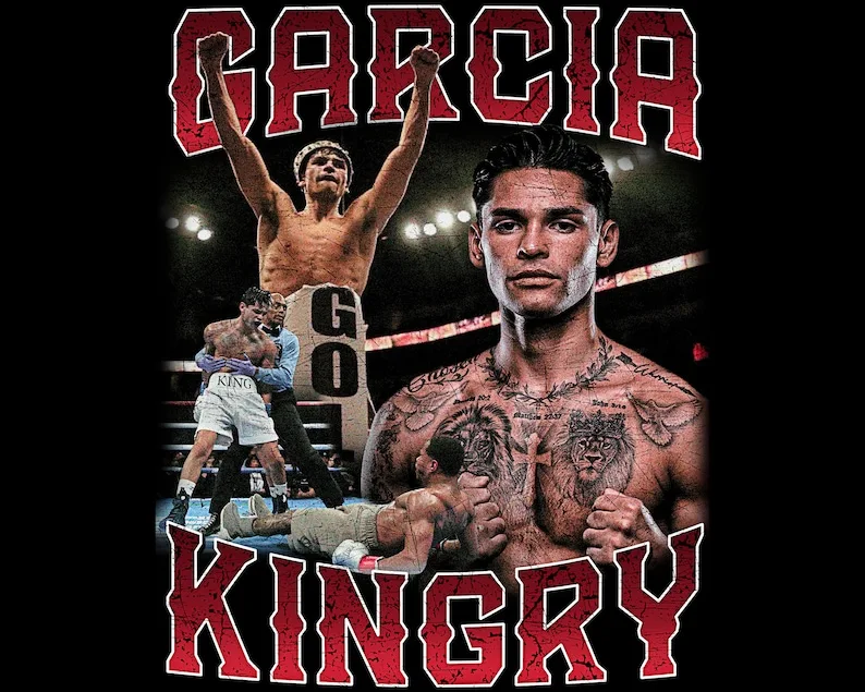 Ryan Garcia Kingry Tee, DTF/DTG Ready, Downloadable