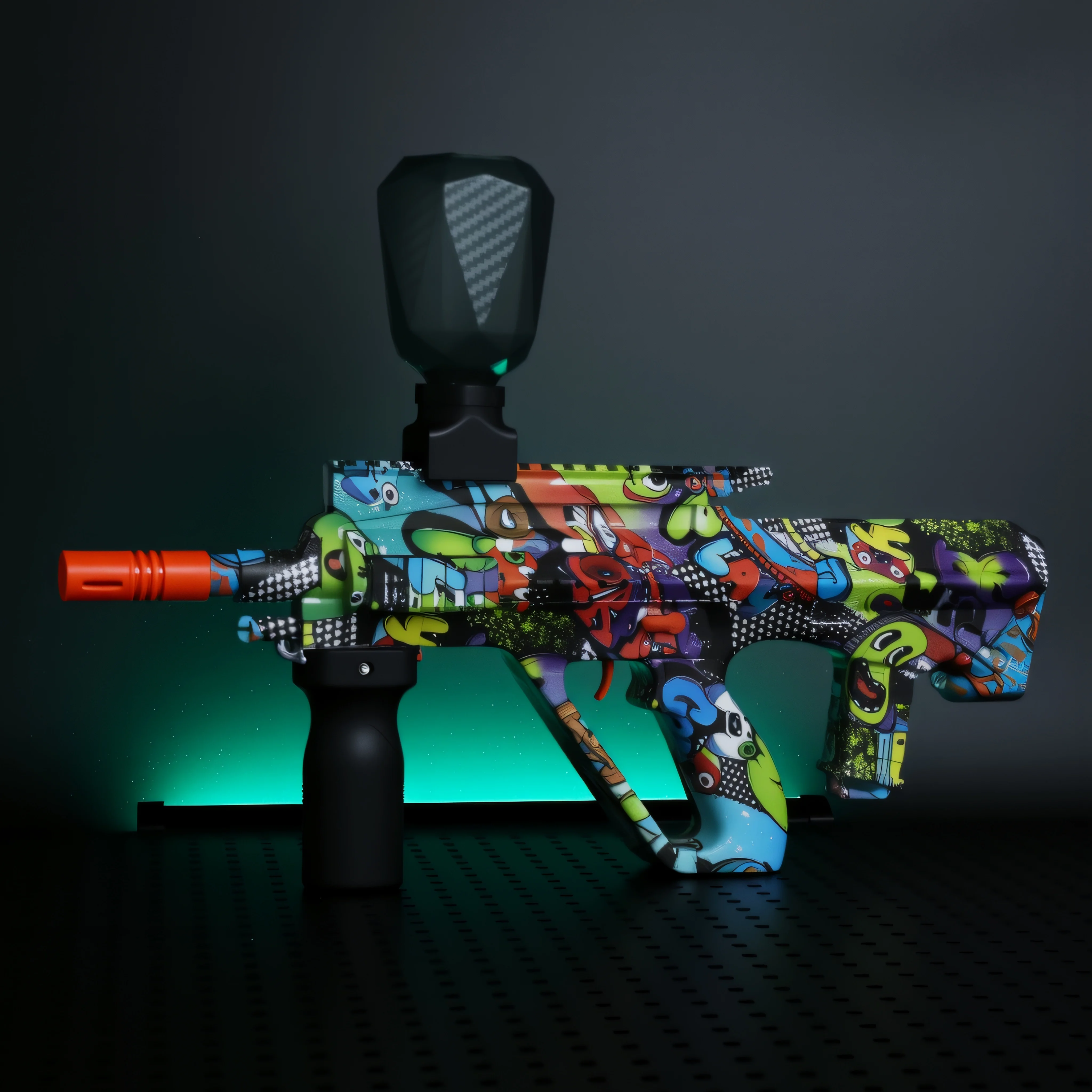 Set Blaster con palline in gel AUG - Giocattolo da combattimento all'aperto ricaricabile per adolescenti 14+, regalo perfetto per ragazzi e ragazze (Perline di gel non incluse)