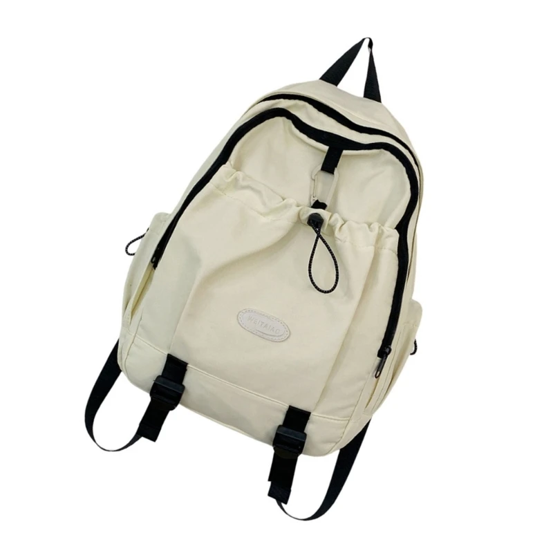 Mochila nylon elegante mochila esportiva capacidade para escola viagens