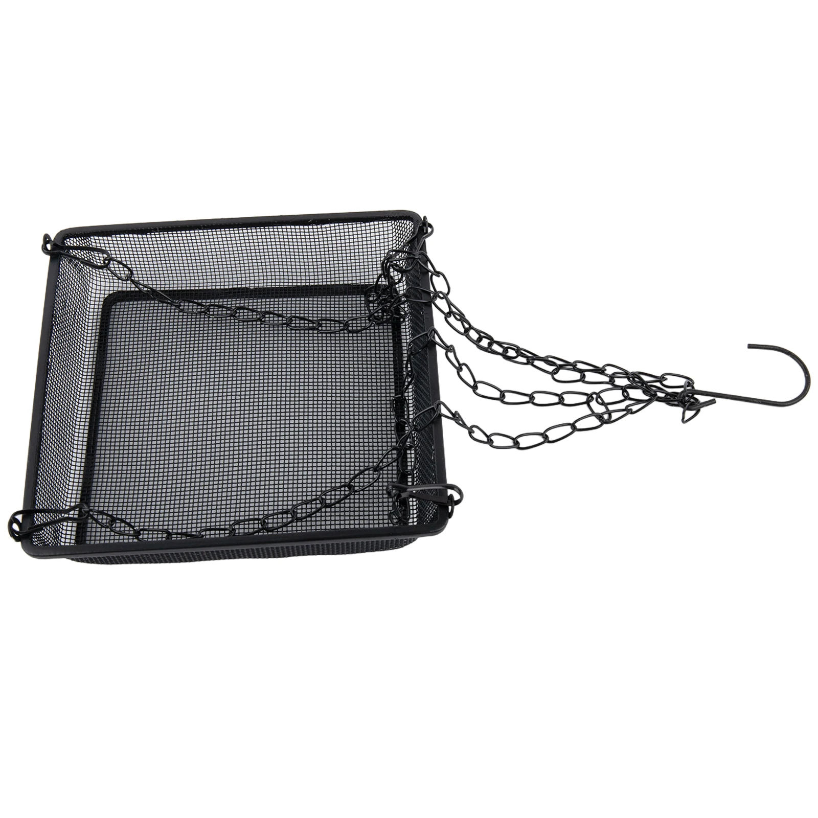 

Hanging Metal Mesh Tray For Birds Featuring Sturdy Build That Withstands Elements While Enhancing Garden Decor