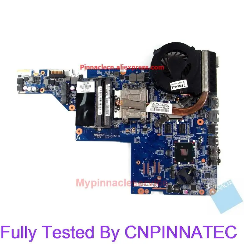 

595183-001 615580-001 631596-001 W Heatsink Motherboard for HP CQ42 CQ62 DA0AX1MB6F0 DA0AX1MB6H0 DA0AX1MB6H1 DA0AX1MB6F1