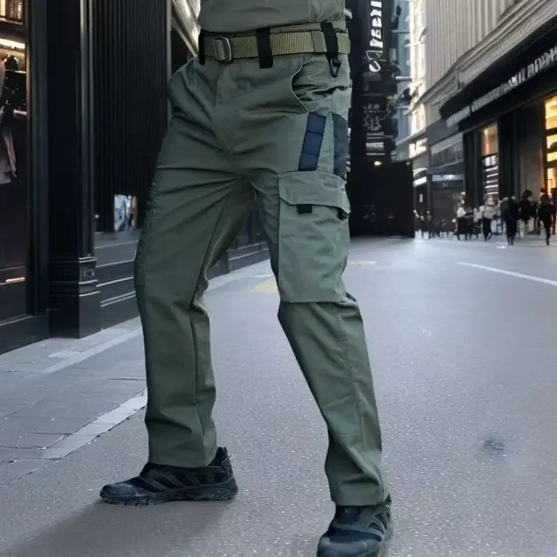 

Tactical Pants Men Waterproof Waterproof Combat Trousers Outdoor Multi-pocket Wear-resistant Cargo Pants shorts