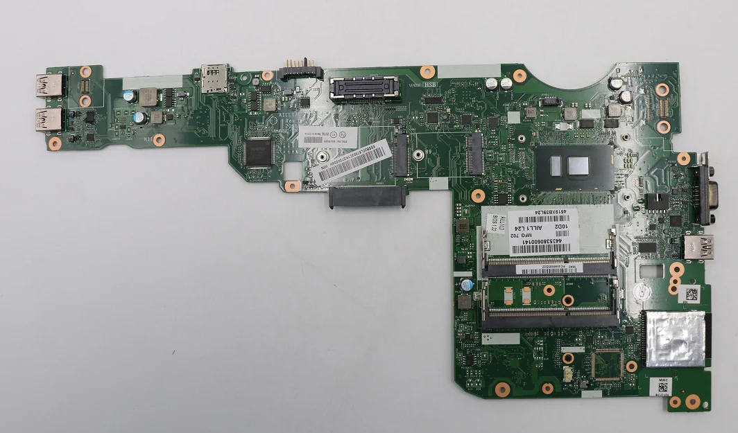 Lenovo ThinkPad L560 Laptop Motherboard, FRU:00ur177, AILL1, L2, AILL3, LA-C421P, CPU i3-6100U, 100% Teste, Works sen, Lot