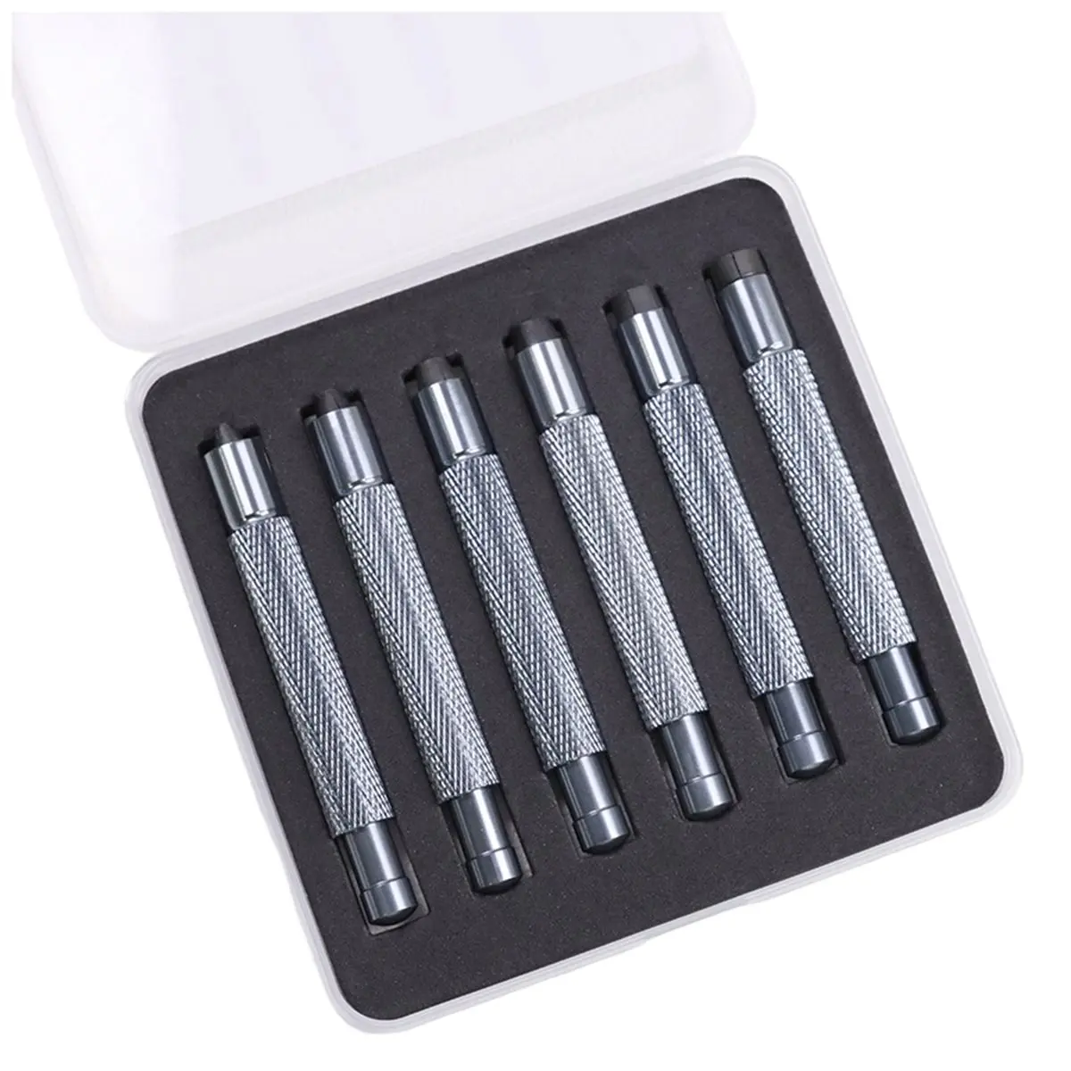 A77K 6pcs Crown Winding Set Mechanical Watch Winding Tool Watch Hand Adjustment Tool Manual Winding & Time Setting