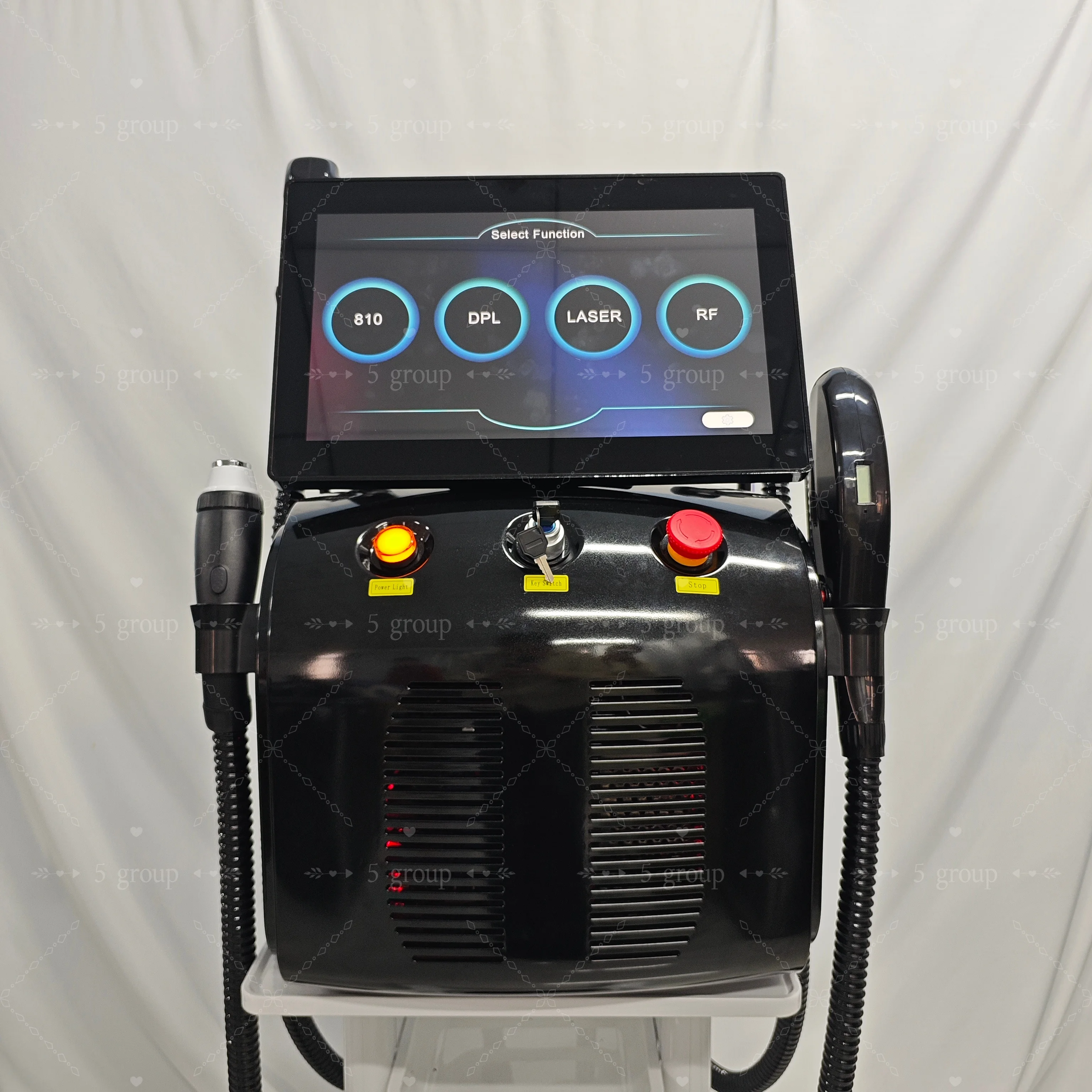 

4 in 1 Diode Laser Hair Removal Machine 808nm IPL RF Laser Skin Rejuvenation Beauty Device for Salon Use