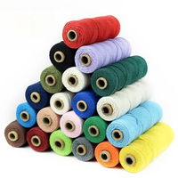 2mm DIY Macrame Thread Cotton Macrame Rope For Wedding Party Home Decorative String 100 Meter Colorful New Twisted Woven Cord
