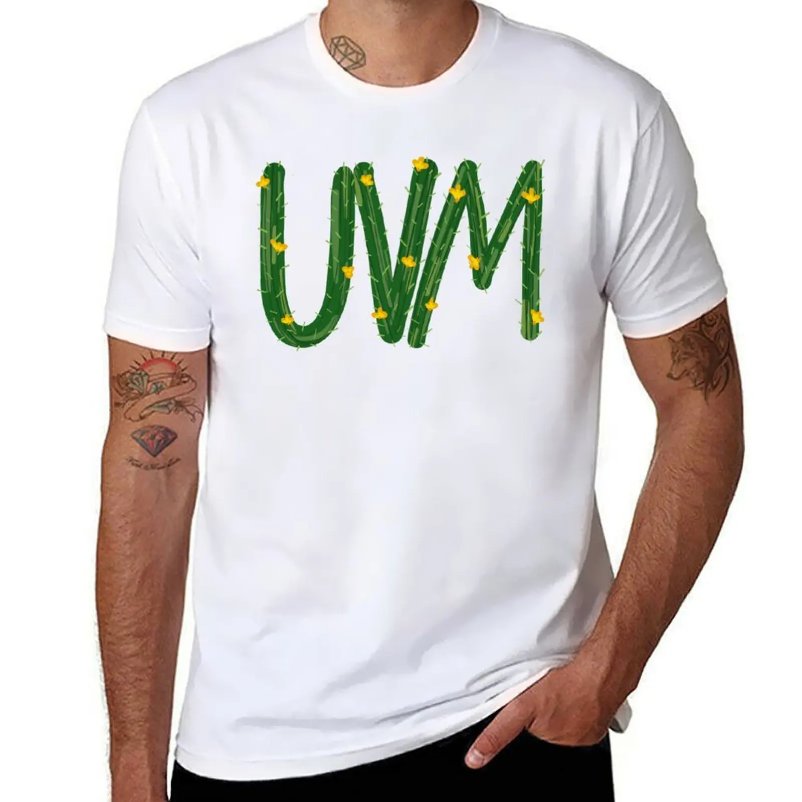 

UVM - Vermont University of Catamounts - T-Shirt Soft Casual Short Sleeve Cotton Tee