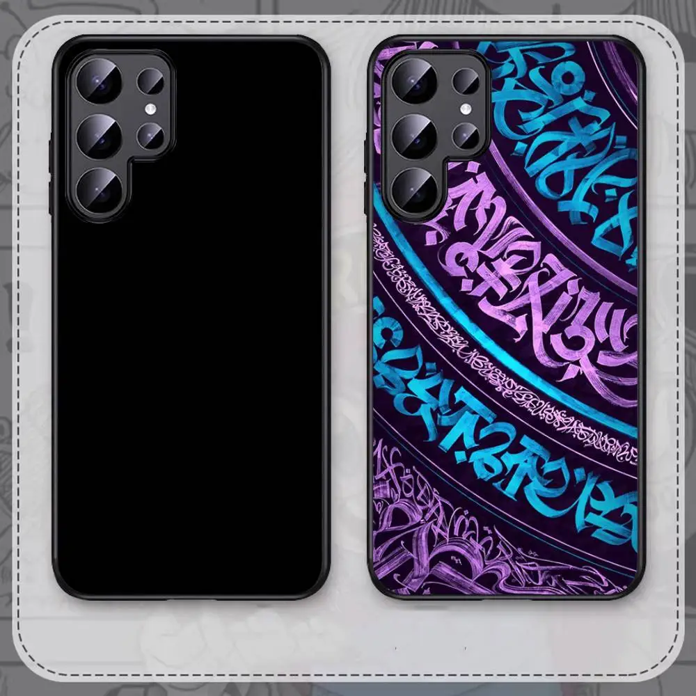Pokras Totem Design Lampas Art Graffiti For Samsung Galaxy S25 S23 S24 FE S22 S20 S21 S10 S9 Plus lite Ultra FE S30  Note 20 10
