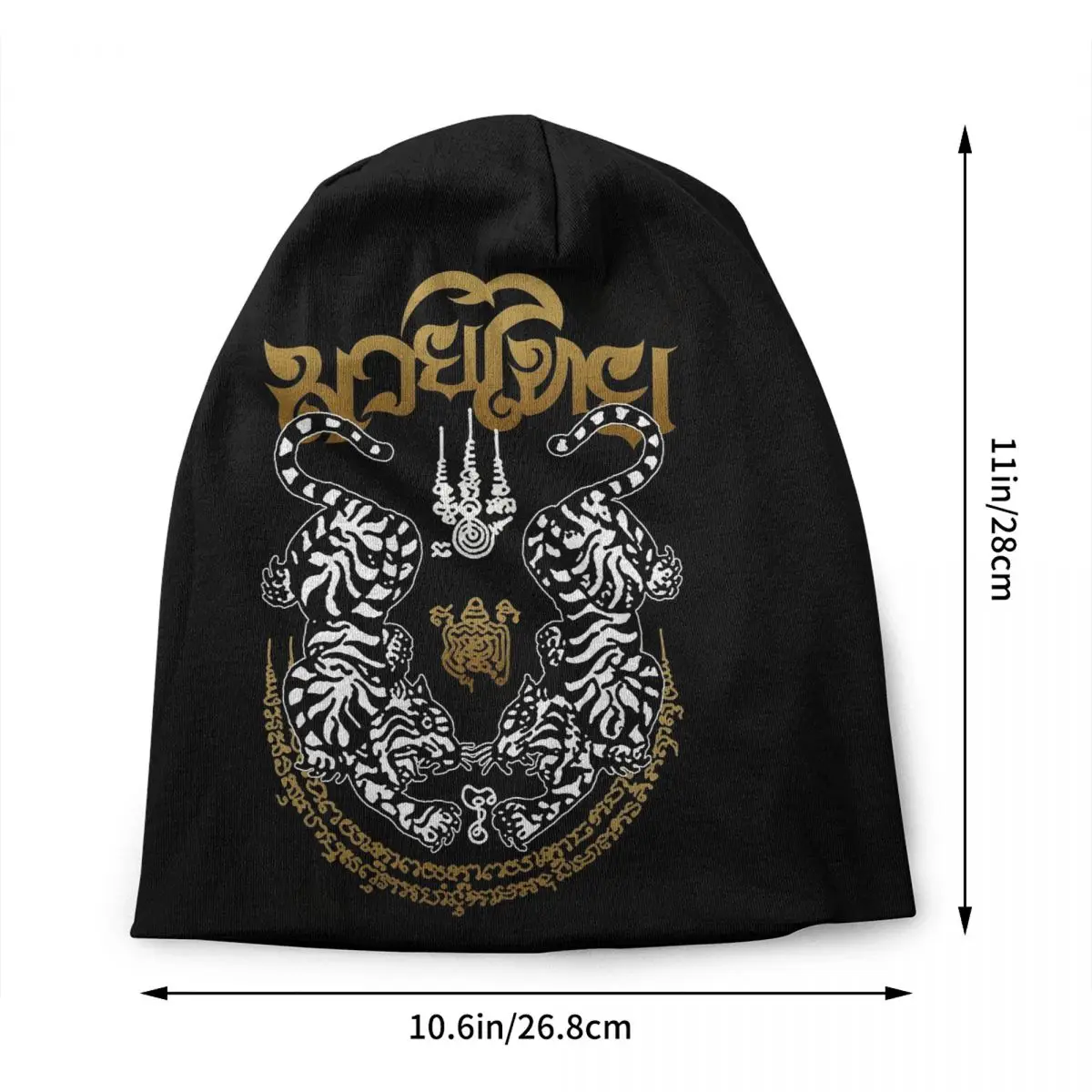 MMA Tattoo Muay Thai Tigers Beanie Cap Winter Bonnet Femme Knitted Hats Outdoor Ski The Art of Eight Limbs Skullies Beanies Cap