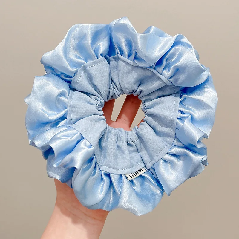 

Шелковый шарф нового стиля с бантом, резинка для волос, высококачественный квадратный шарф, аксессуар для волос, легкая роскошная резинка для волос в корейском стиле, оптовая продажа