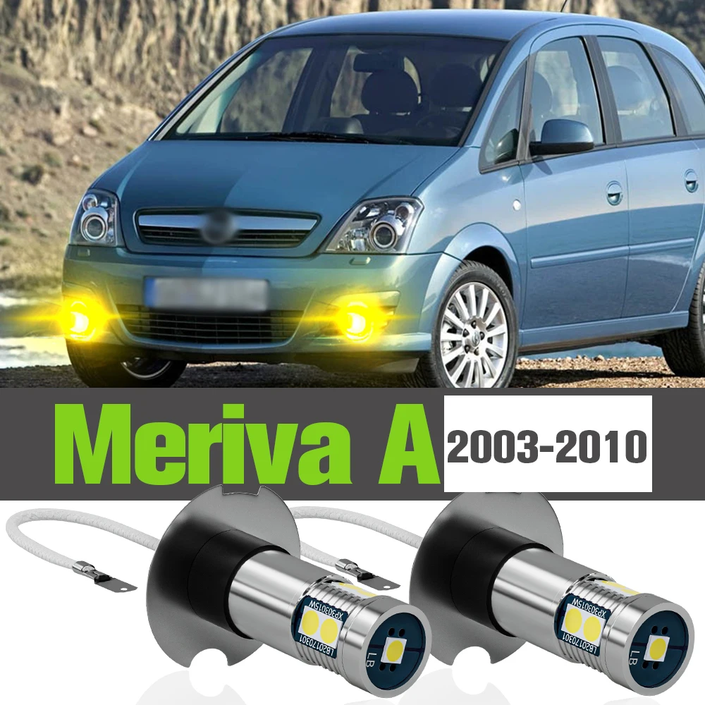 

2x LED Fog Light Accessories Lamp For Opel Meriva A 2003-2010 2004 2005 2006 2007 2008 2009