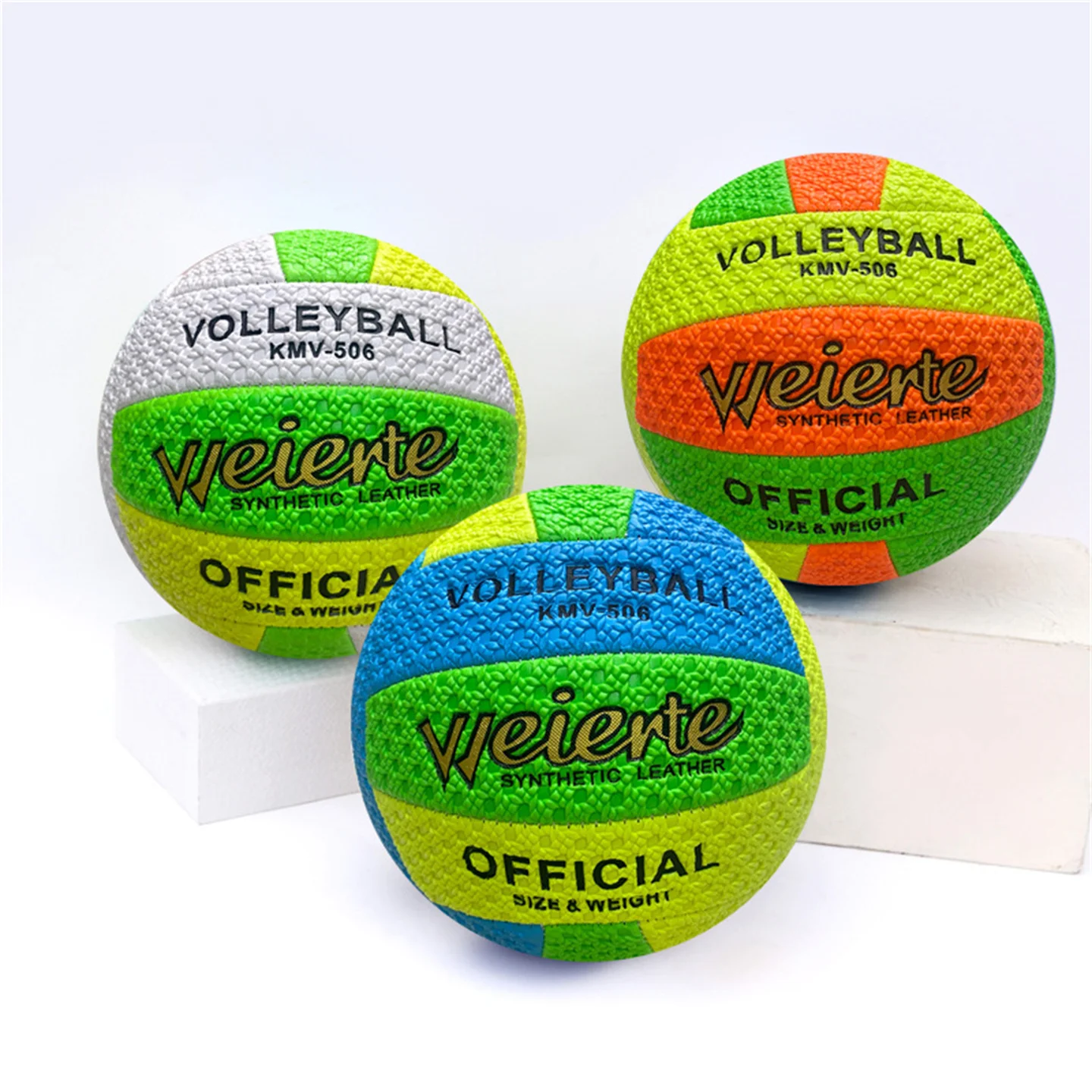 

Official Size No.5 Weaving Pattern Volleyball Machine Sewing Soft Touch Beach Volleyball Adult Men Standard Compitition Ball