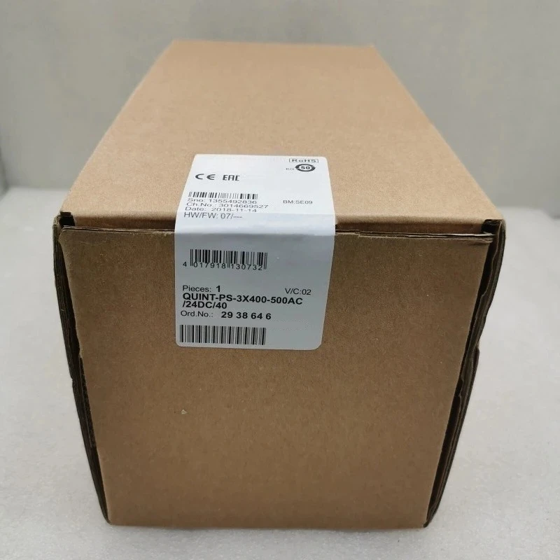 

Brand New Original 2938646 QUINT-PS-3X400-500AC/24DC/40 Power Supply Fast Delivey