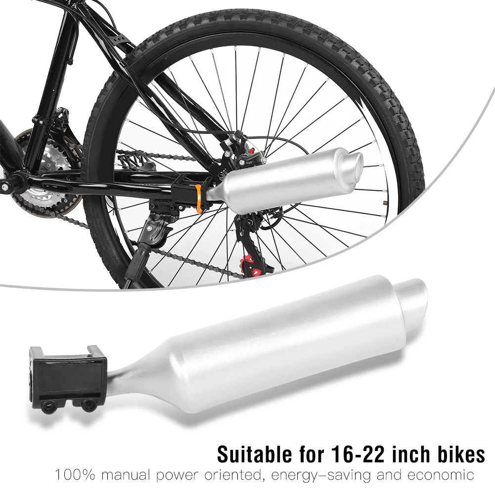 Rowerowy układ wydechowy Turbo wydech rowerowy Turbo rura rowerowa Turbo rura wydechowa roweru szprycha generator dźwięku zestaw motocykli