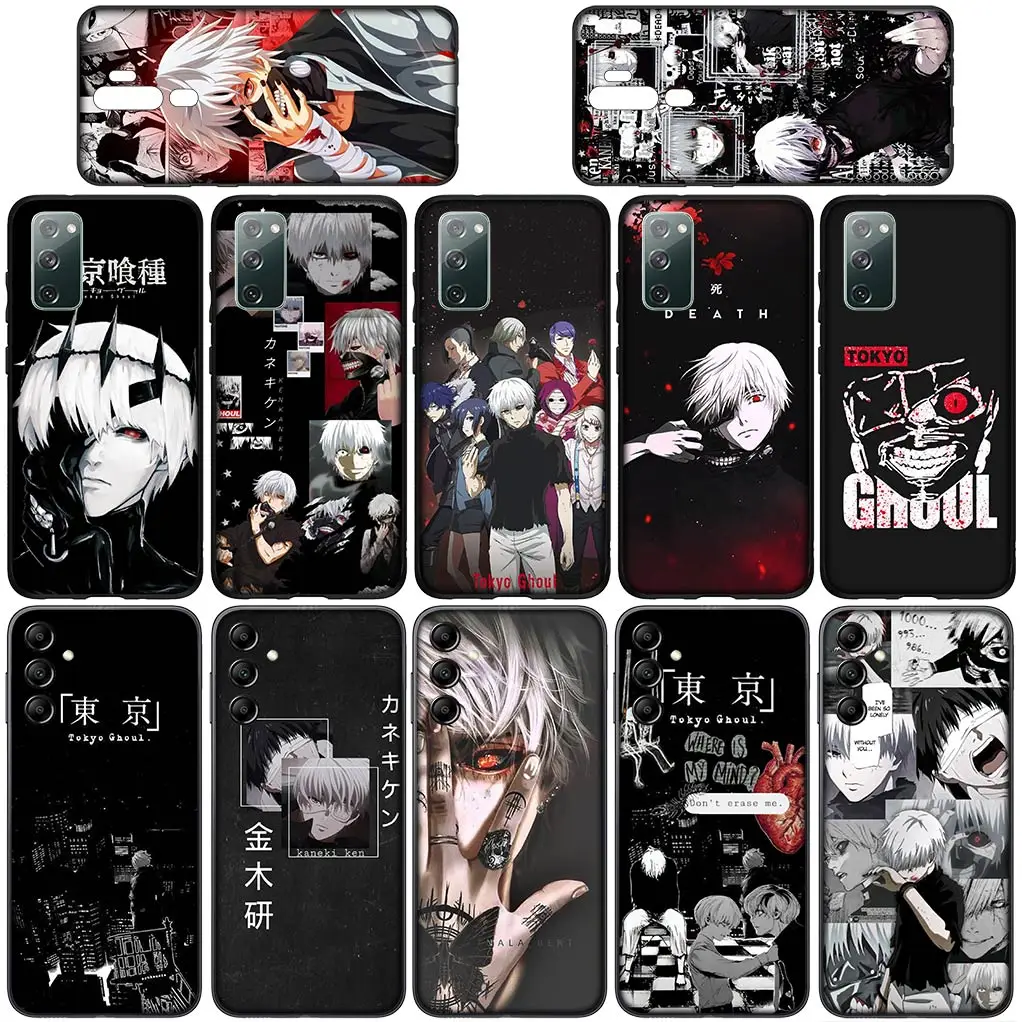 Tokyo Ghoul Ken Kaneki Cover Phone Case for OPPO A17 A15 A16 A53 A54 A96 A95 A94 A74 A78 A58 A38 A57 4G 5G Flexible Coque