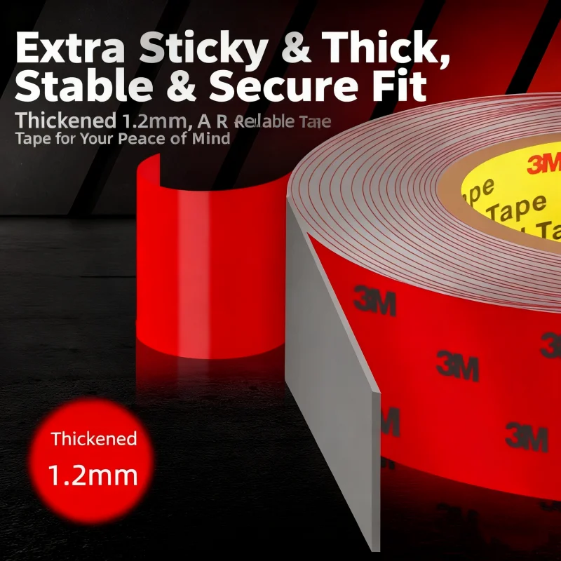 3M 5112 رشاقته قوي شريط لاصق على الوجهين غير أثر عالية اللزوجة ثابتة السيارات الذيل الجناح الشريط ارتفاع درجة الحرارة