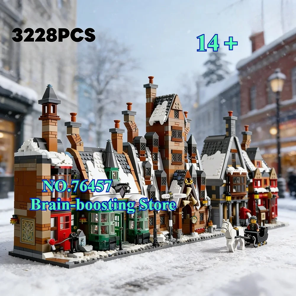 

Collectied New 3228 PCS Maud Village main tower castle brick building block Stem toy for boys girls gifts building block 76457