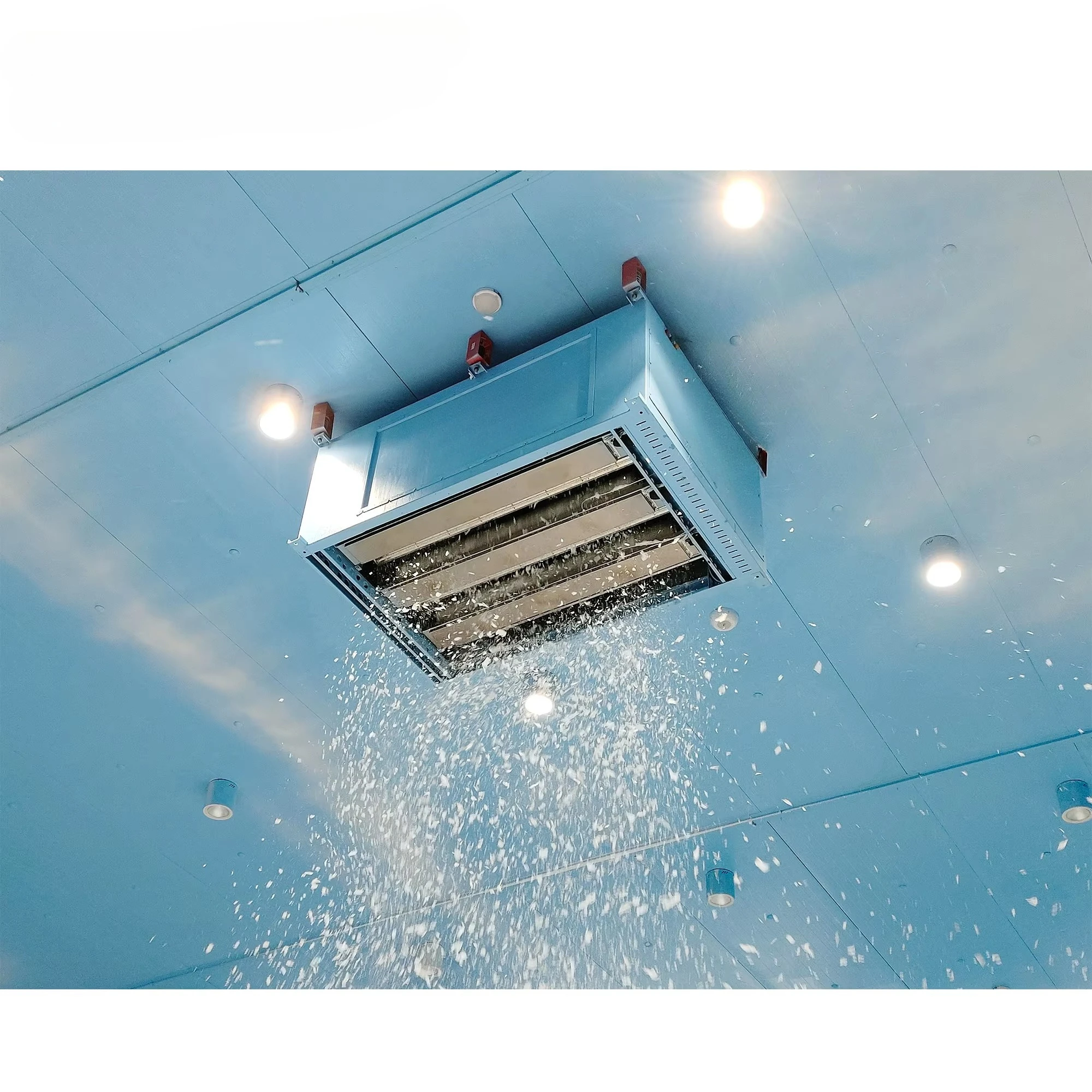 Indoor Outdoor Real Snow Snowfall Machine Large Ski Resort Generator Cannon Fan Equipment Shed