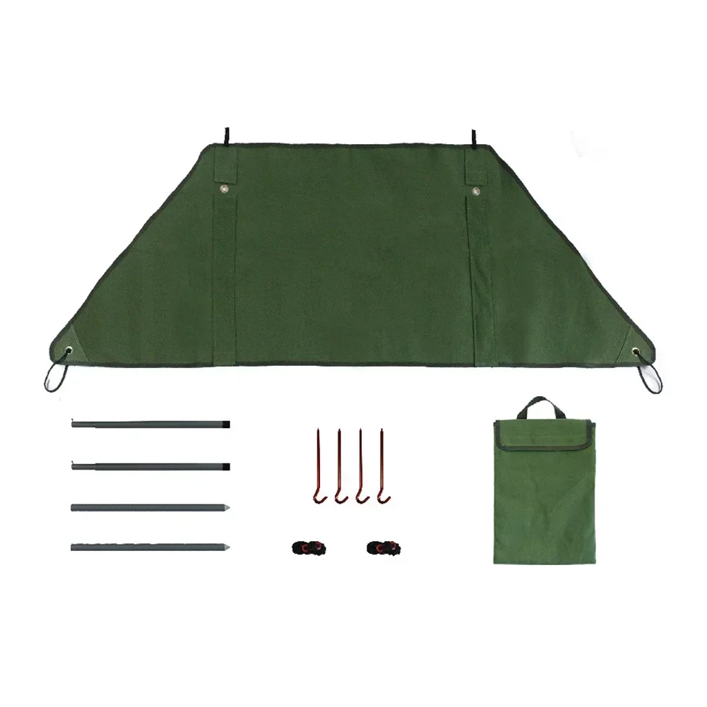 

Barbecues Foldable Design Camping Canvas Windbreak Foldable Design Approx As Shown In The Picture Simple Installation Barbecues