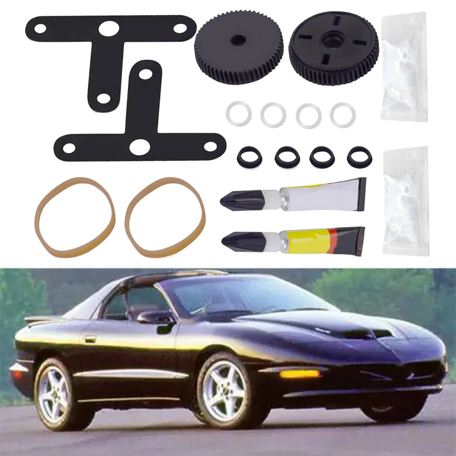 51072-54 51072 Kit de reparo de motor de farol utilitário de peças sobressalentes para Chevy