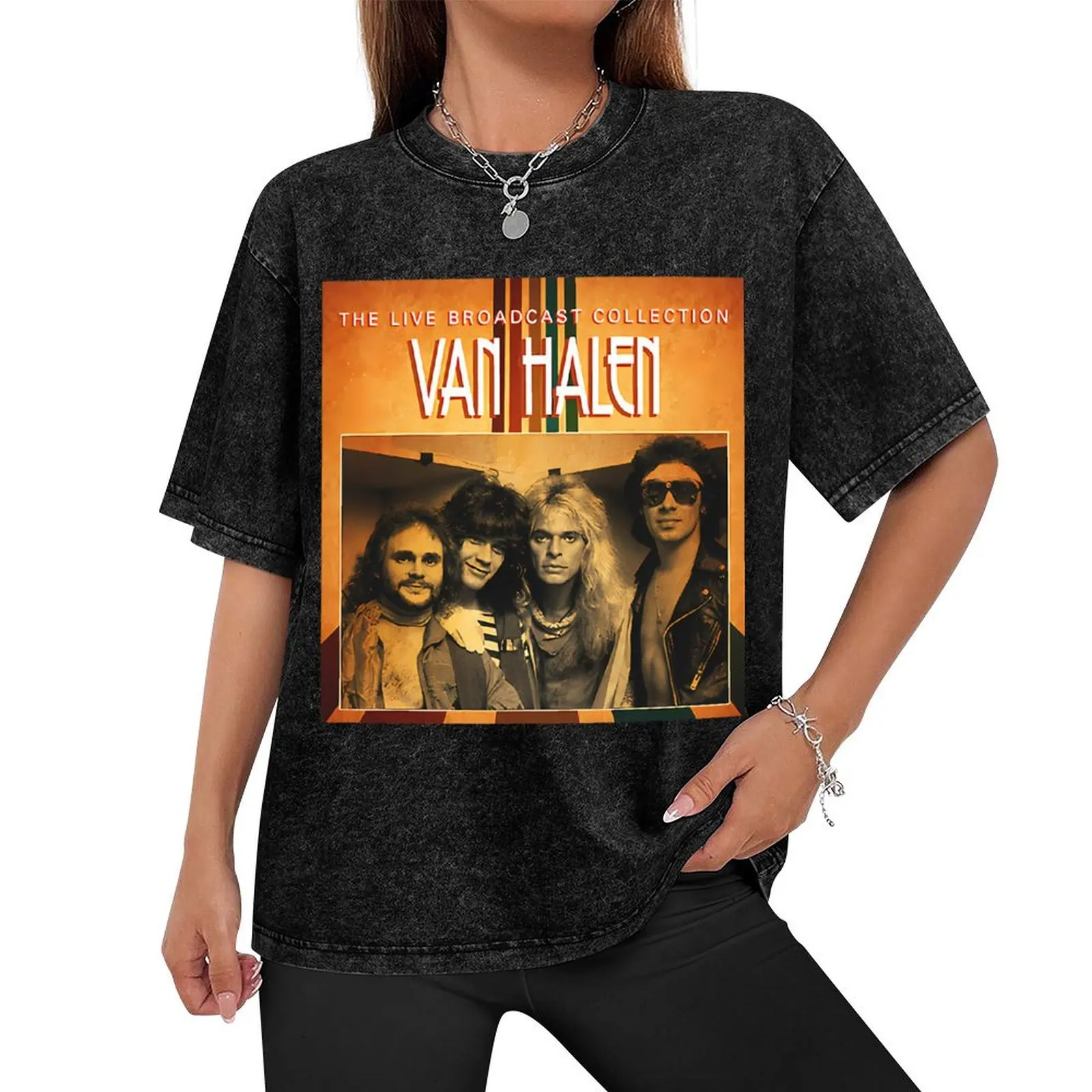 Vintage Hard Rock Band - Classic Tour 2024 T-Shirt blanks football t shirt cute tops sweat shirts, men