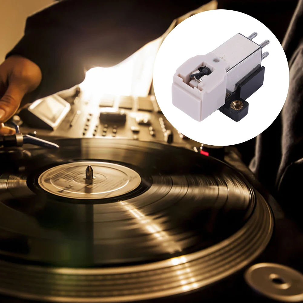 หัวเข็มเครื่องเล่นแผ่นเสียงแบบเคลื่อนที่แม่เหล็ก รุ่น AT-3600/AT-91/AT-91R  อะไหล่เปลี่ยนหัวเข็ม  หัวเข็มแบบเคลื่อนที่แม่เหล็ก (MM)