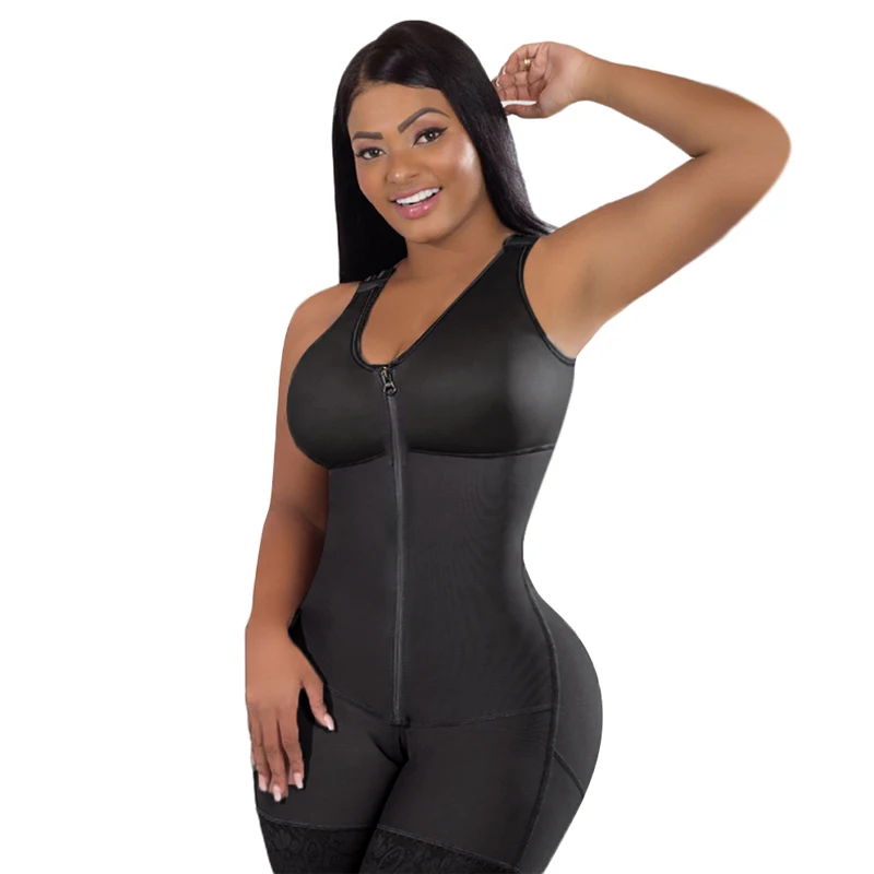 Women' Corset Compression Garments Abdomen Shaping Short Vest Girdle Postpartum Post Liposuction Bodysuit